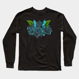 Labradorite & Roses Long Sleeve T-Shirt